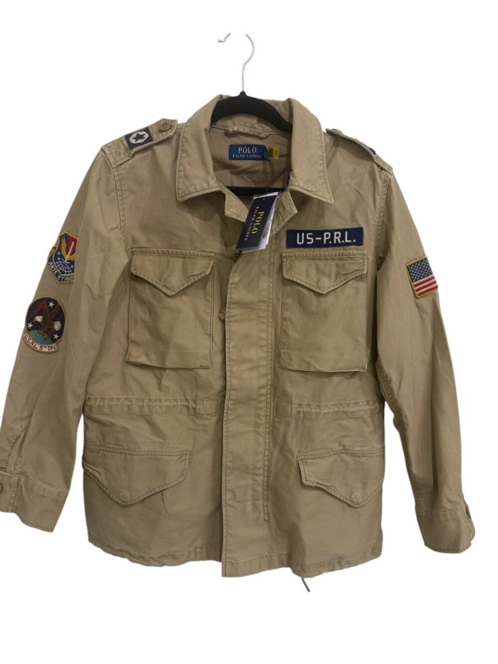 Polo Ralph Lauren The Iconic Military Field Jacket Women's Khaki S NWT